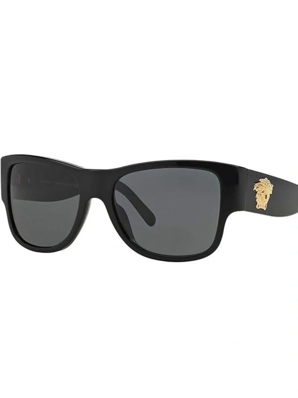 Versace VE4275 Medusa Black Gold Polarized Sunglasses